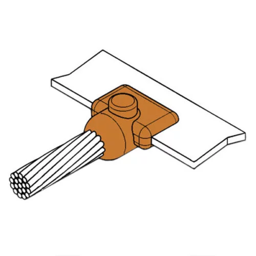 One Hole Cable Clips (Solid Circular Conductor) - Kingsmill Industries